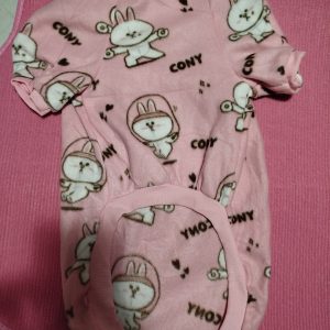 Ropa de perro de polar rosa
